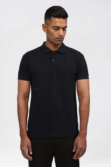 Classic Men's Polo T-Shirt With Floral Genes Monogram