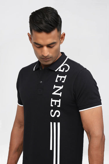 Men's Polo T-Shirt with Genes Monogram