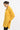 Mustard Yellow Georgette Womens Top With Asymmetric Hem
