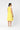 Yellow Cotton Womens Dress With Hoops Detail