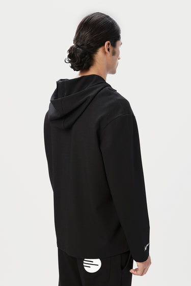 Relaxed Fit Hoodie with Drop Shoulder