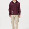 Relaxed Fit Hoodie with Front Flap Pocket