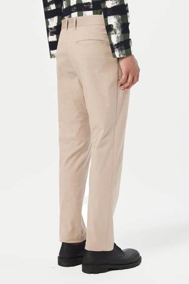 Classic Fit Trousers with Back Bone Pocket