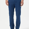 Slim Fit Trousers with Back Bone Pocket