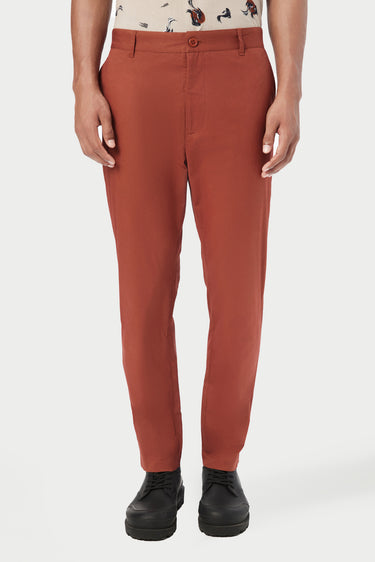 Regular Fit Trousers with Back Bone Pocket