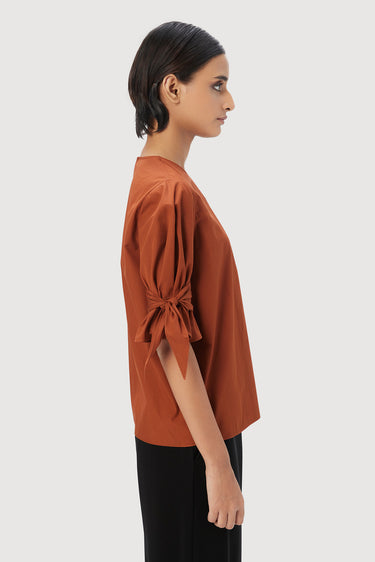 Straight Fit Round Neck Top