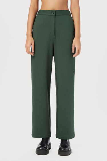 Straight Fit Trousers with Forward Side Seams