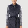 Easy Fit Sleeveless Jacket with Double Stitch Construction