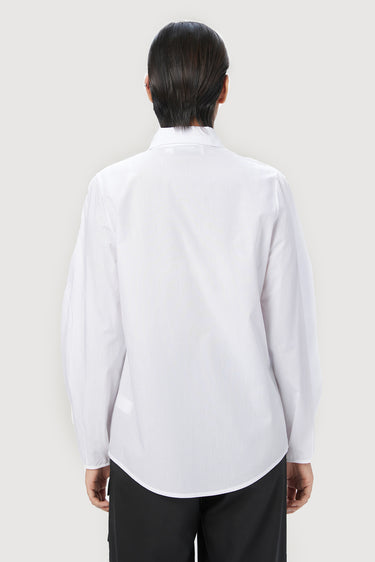 Regular Fit Button-Down Shirt with Voluminous Sleeves