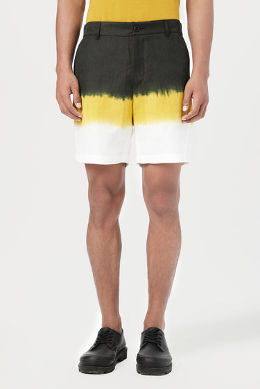 Classic Fit Shorts with Back Inseam Pockets