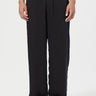 Straight Fit Trousers with Front Drawstrings