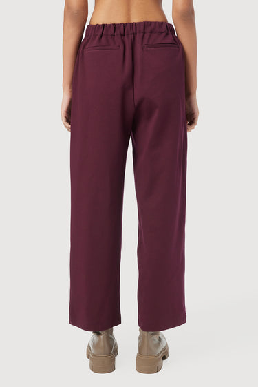 Straight Fit Trousers with Forward Side Seams