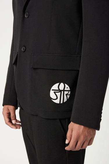 Regular Fit Two-Button Constructed Jacket with Flap Pockets