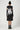 Slim Fit V-Neck Sleeveless Dress with Artistic Print