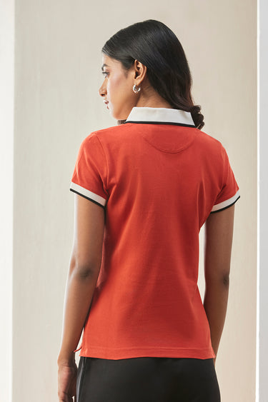 Women's 100% Cotton Polo T-Shirt