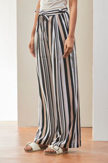 Women's Cotton Stripe Trouser