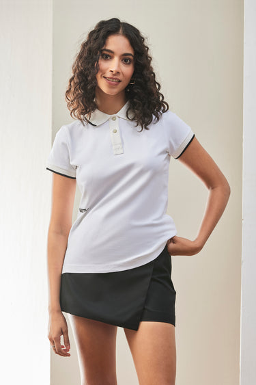 Women's 100% Cotton Polo T-Shirt