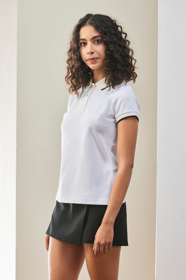 Women's 100% Cotton Polo T-Shirt