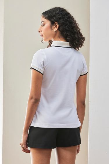 Women's 100% Cotton Polo T-Shirt