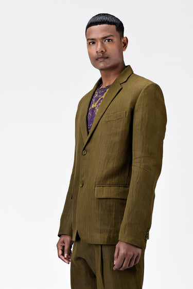 Men's Regular Fit Two-Button Jacket