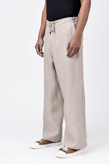 Easy Fit Men's Herringbone Trousers