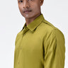 Regular Fit Men's Solid Button-Down Shirt