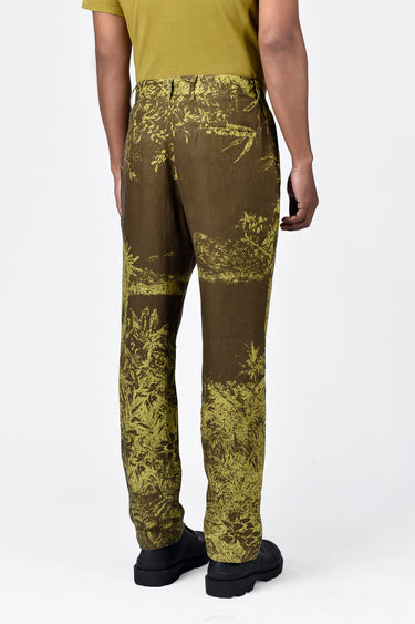 Regular Fit Trouser with Landscape Print