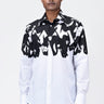 Regular Fit Shirt With Mirage Placement Print