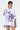 Women's Orchid Print Oversized Cotton Poplin Shirt