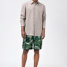 Sand Light Linen Regular Fit Button-Down Shirt