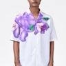 Easy Fit Men's Half Sleeve Shirt With Orchid Floral Print