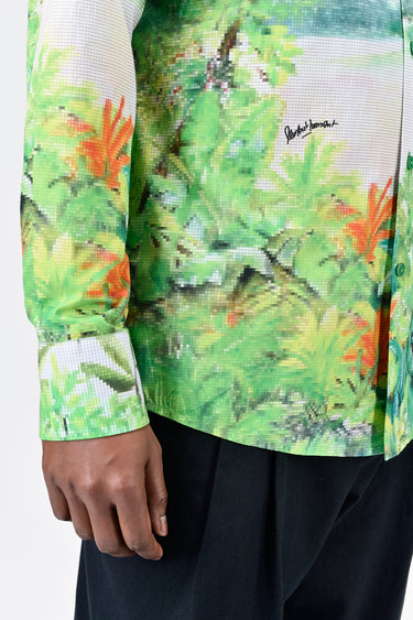 Men's Full Sleeve Shirt with Landscape Print