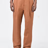 Men's Straight Fit Pleated Trousers