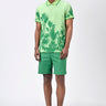 Men's Regular Fit Polo with Tropical Print