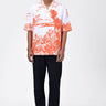 Light Linen Shirt with Landscape Print