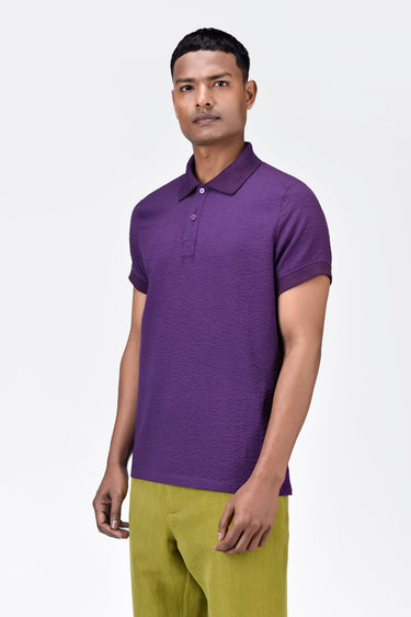 Regular Fit Polo with DTM Collar