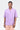Men's Lavender Cotton Poplin Easy Fit Shirt with Cubon Collar