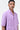 Men's Lavender Cotton Poplin Easy Fit Shirt with Cubon Collar