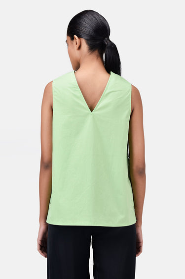 A-Line Sleeveless V-Neck Top