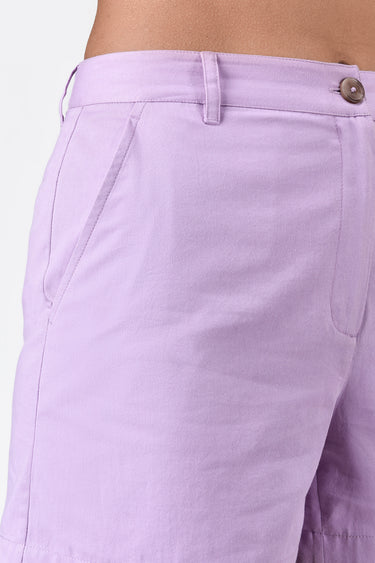 Women's Regular Fit Cotton Light Twill Shorts