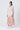 Modal Oversized V-Neck Dress with Cell Degrade Print - Melon Pink