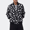 Polka Dot Tulle Mens Bomber Jacket