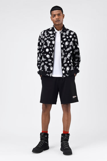 Polka Dot Tulle Mens Bomber Jacket