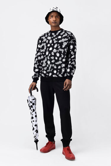 Polka Dot Tulle Mens Sweatshirt