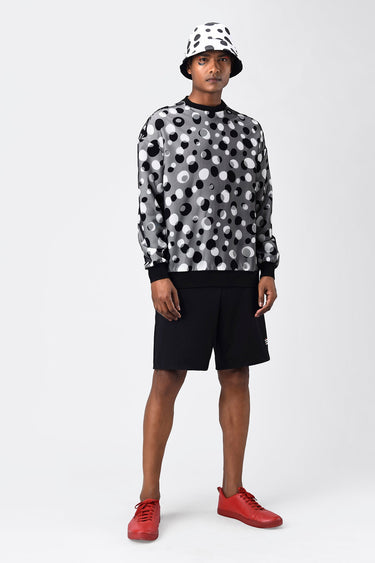 Polka Dot Tulle Mens Sweatshirt