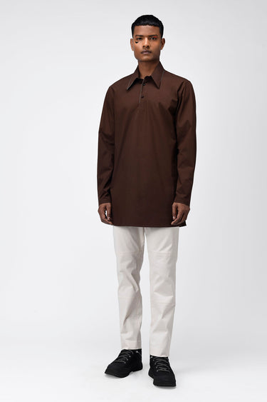 Mens Kurta With Thread Highlights