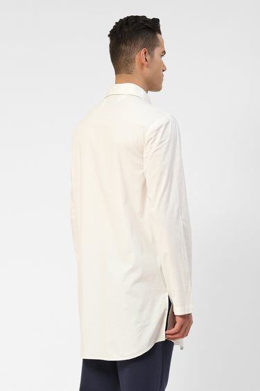 Mens Short White Kurta