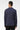 Men Navy Jacket with Distress Detailing