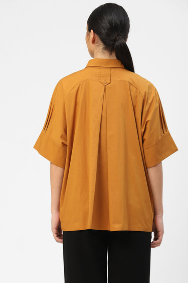 Ruffled Collar Oversized Womens Shirt