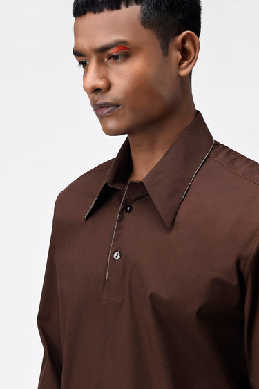 Mens Kurta With Thread Highlights